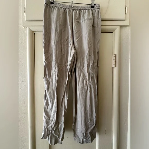 Beige MNG Drawstring Pants, Size L - Picture 3 of 5